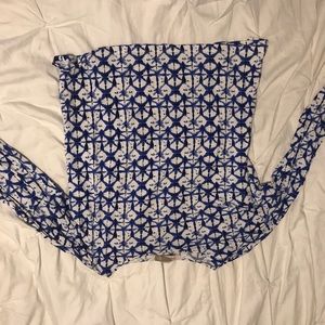 Long sleeve patterned shirt